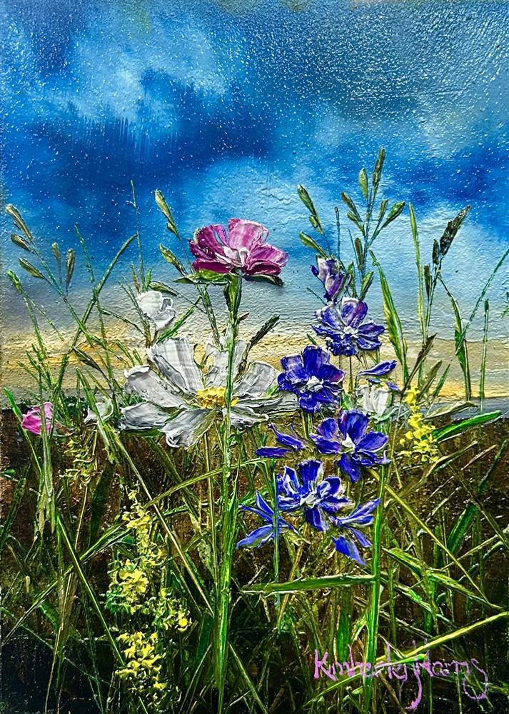 Kimberley Harris - 'Vivid Stillness - Miniature size' - Framed Original Art