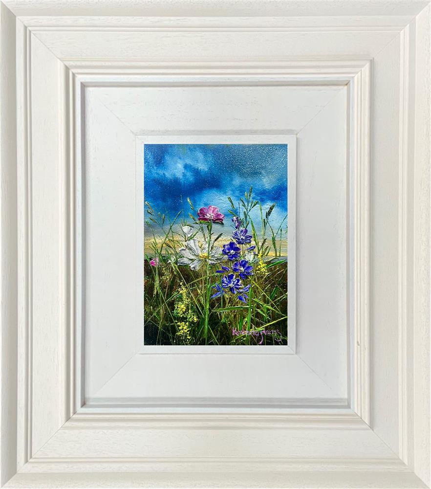 Kimberley Harris - 'Vivid Stillness - Miniature size' - Framed Original Art