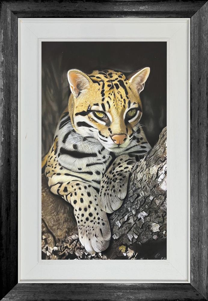 Clare Parkes - 'Waiting For Dusk' - Framed Original Art