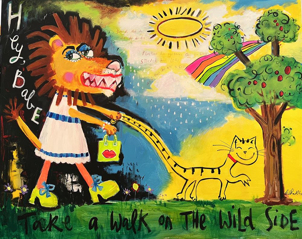 Michael Abrams - 'Walk On The Wild Side' - Large Scale Original Art