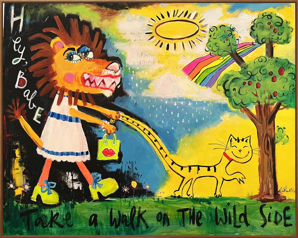 Michael Abrams - 'Walk On The Wild Side' - Large Scale Original Art