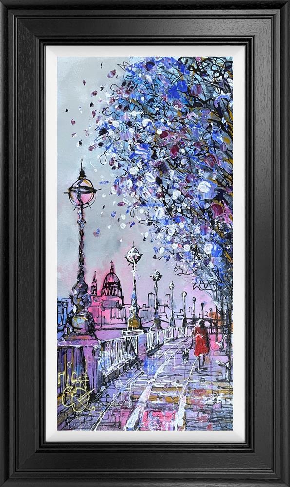 Nigel Cooke - 'Walking Down Queenswalk' - Framed Original Artwork