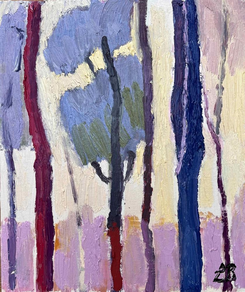 Leila Barton - 'Walking In Colour II - Study' - Framed Original Artwork