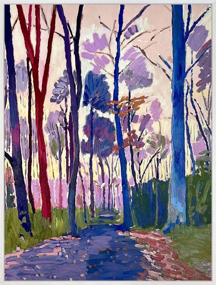 Leila Barton - 'Walking In Colour ' - Framed Original Artwork