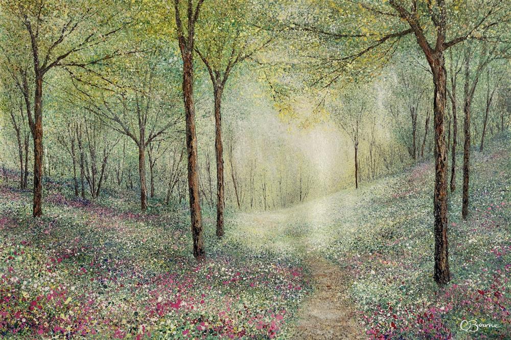 Chris Bourne - 'Walking  Into The Light' - Framed Original Art