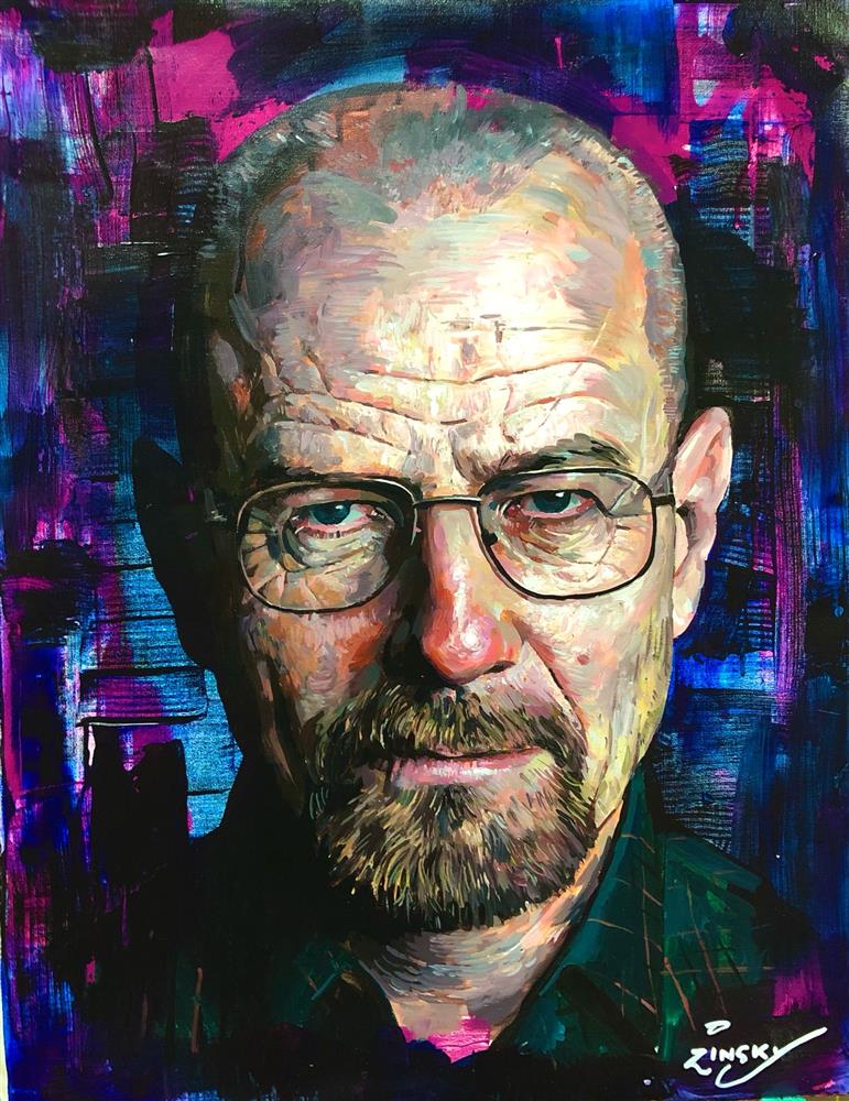 Zinsky - 'Walter' - Framed Original Artwork