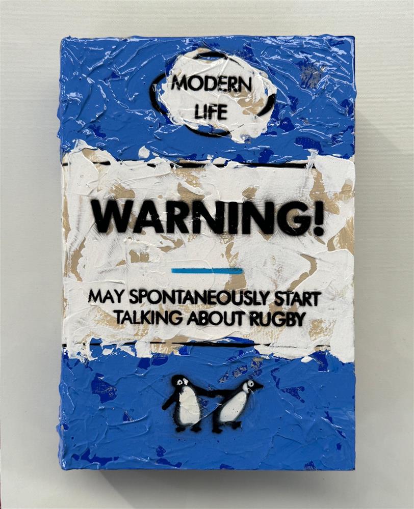 Hue Folk - 'Warning' - Storybook - Framed Original Artwork