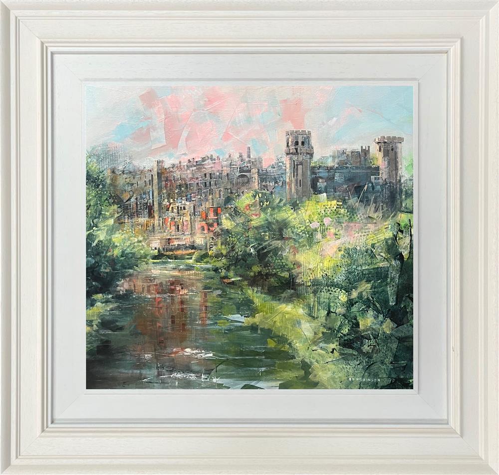 Ed Robinson - 'Warwick Castle'  - Framed Original Artwork