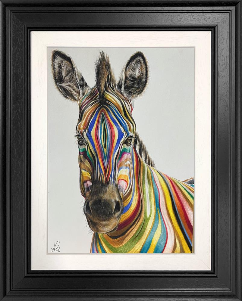 Hayley Goodhead - 'Watch Me Dazzle - Study' - Framed Original Artwork