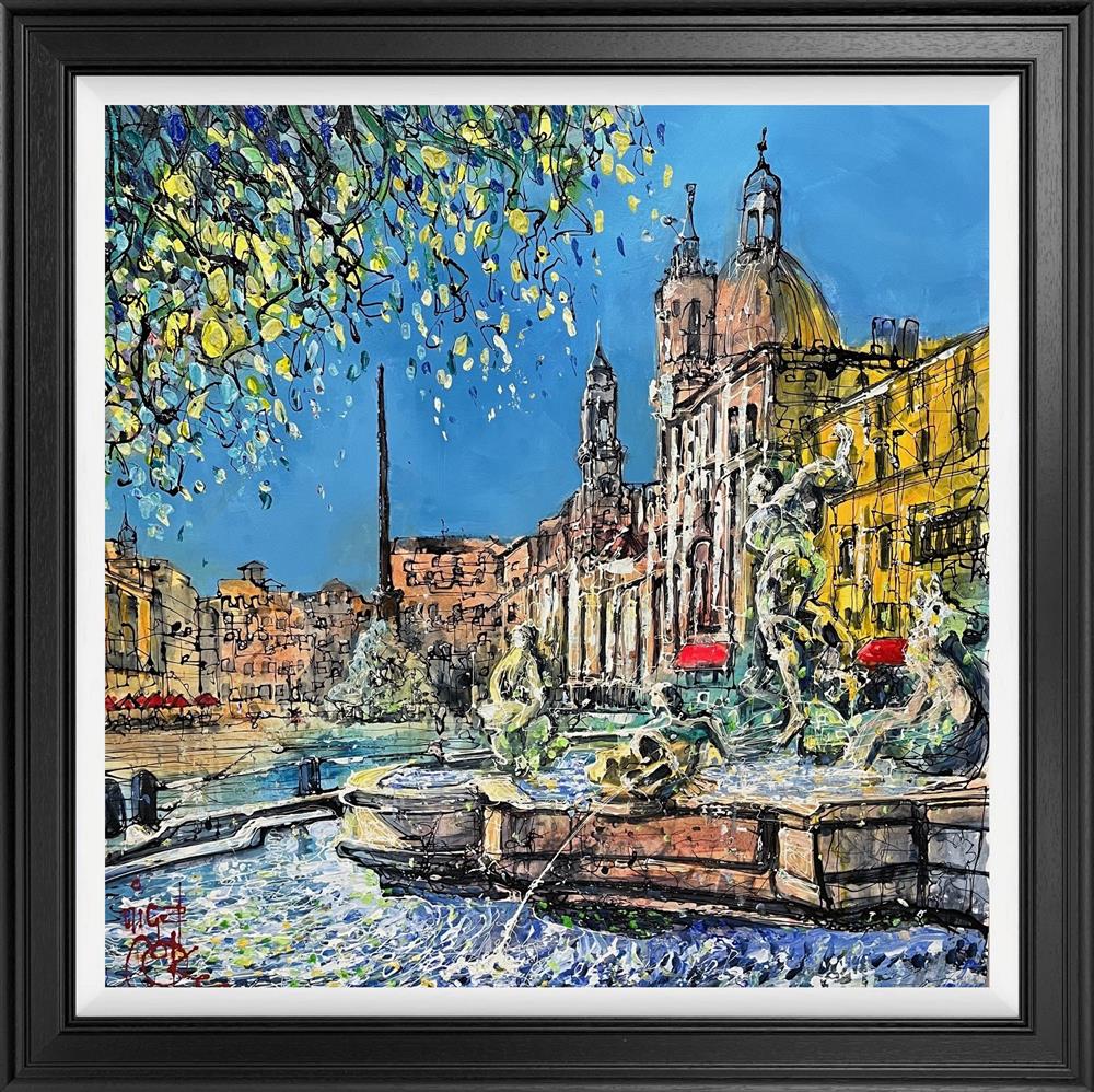 Nigel Cooke - 'Waters Of Rome' - Framed Original Artwork