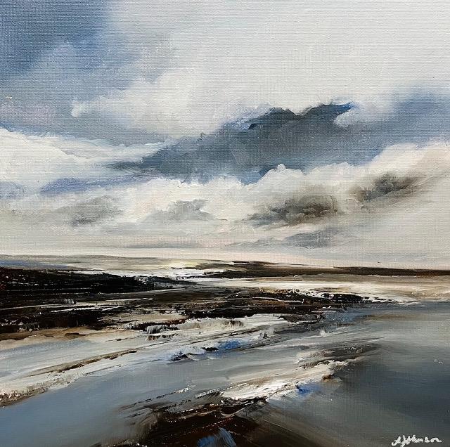 Alison Johnson - 'Waves Of Light' - Framed Original Artwork