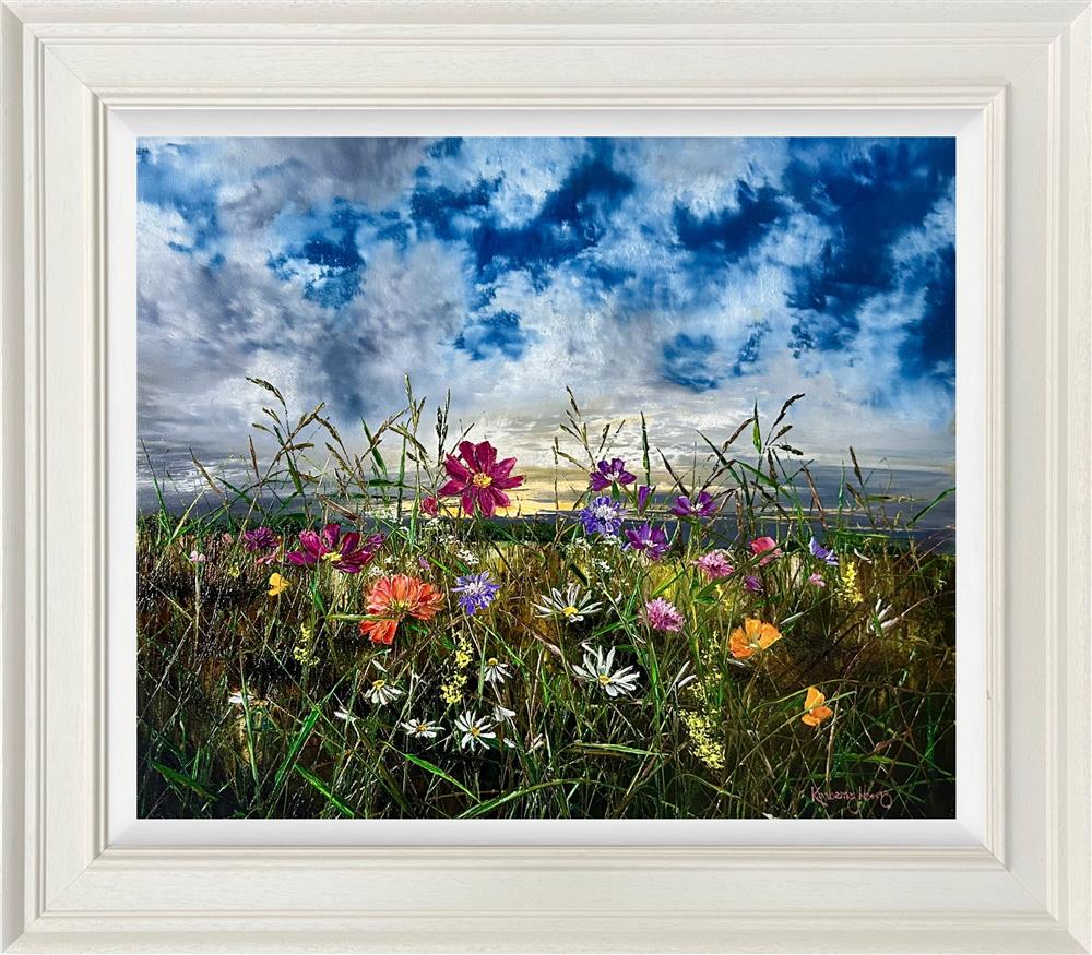 Kimberley Harris - 'Waves Of Wildflowers' - Framed Original Art