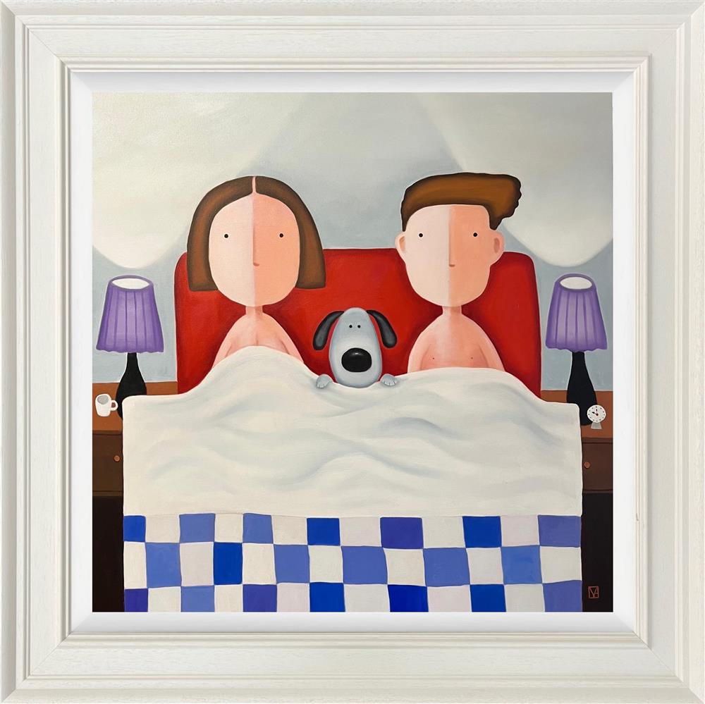 Michael Abrams - 'We Need To Talk About The Dog' - Framed Original Artwork