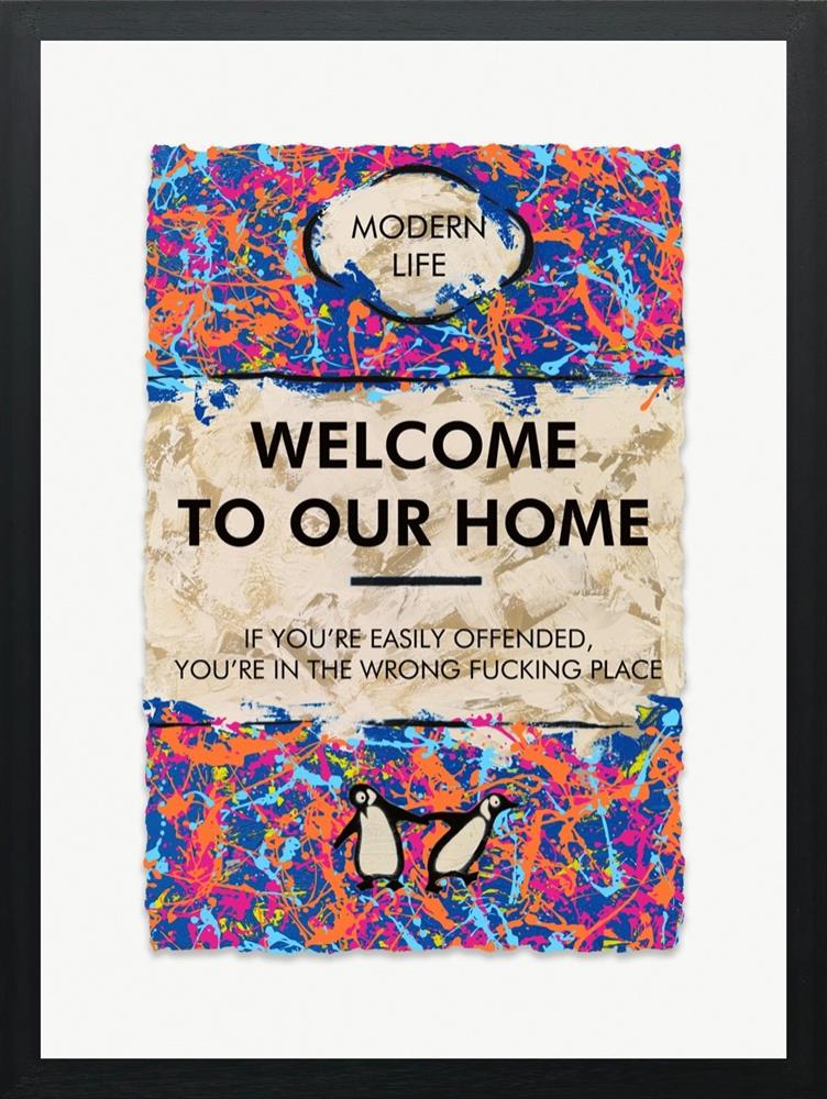 Hue Folk - 'Welcome To Our Home' - Framed Limited Edition