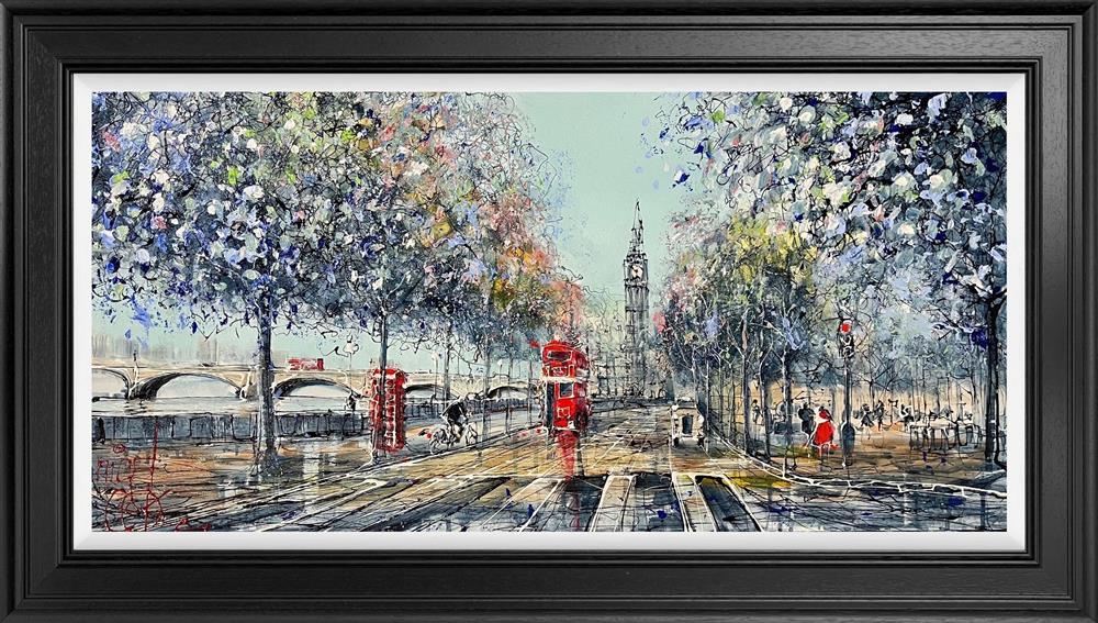 Nigel Cooke - 'Westminster Streets'  - Framed Original Artwork