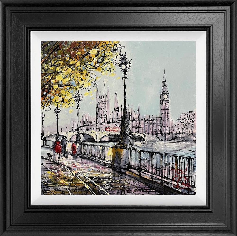 Nigel Cooke - 'Westminster Walk' - Framed Original Artwork