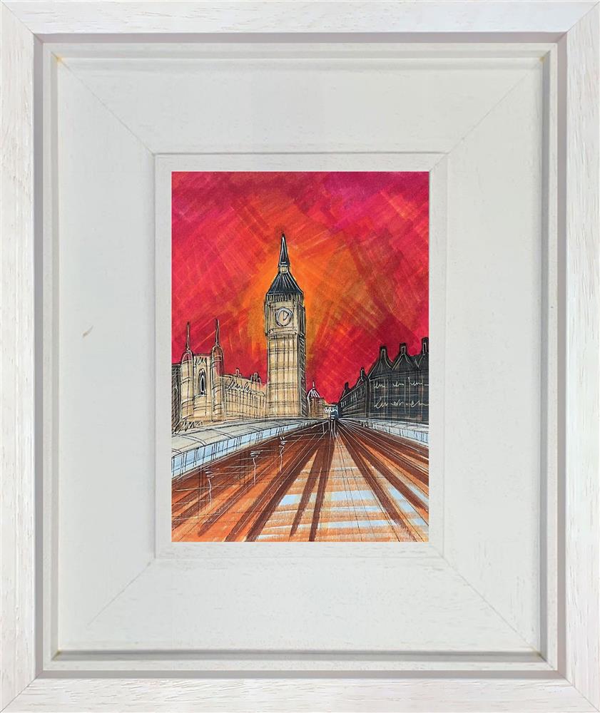 Edward Waite - 'Westminsters Golden Gaze - Study' - Framed Original Art