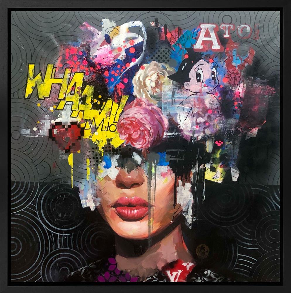 Zinsky - 'Whaam!' - Framed Original Artwork