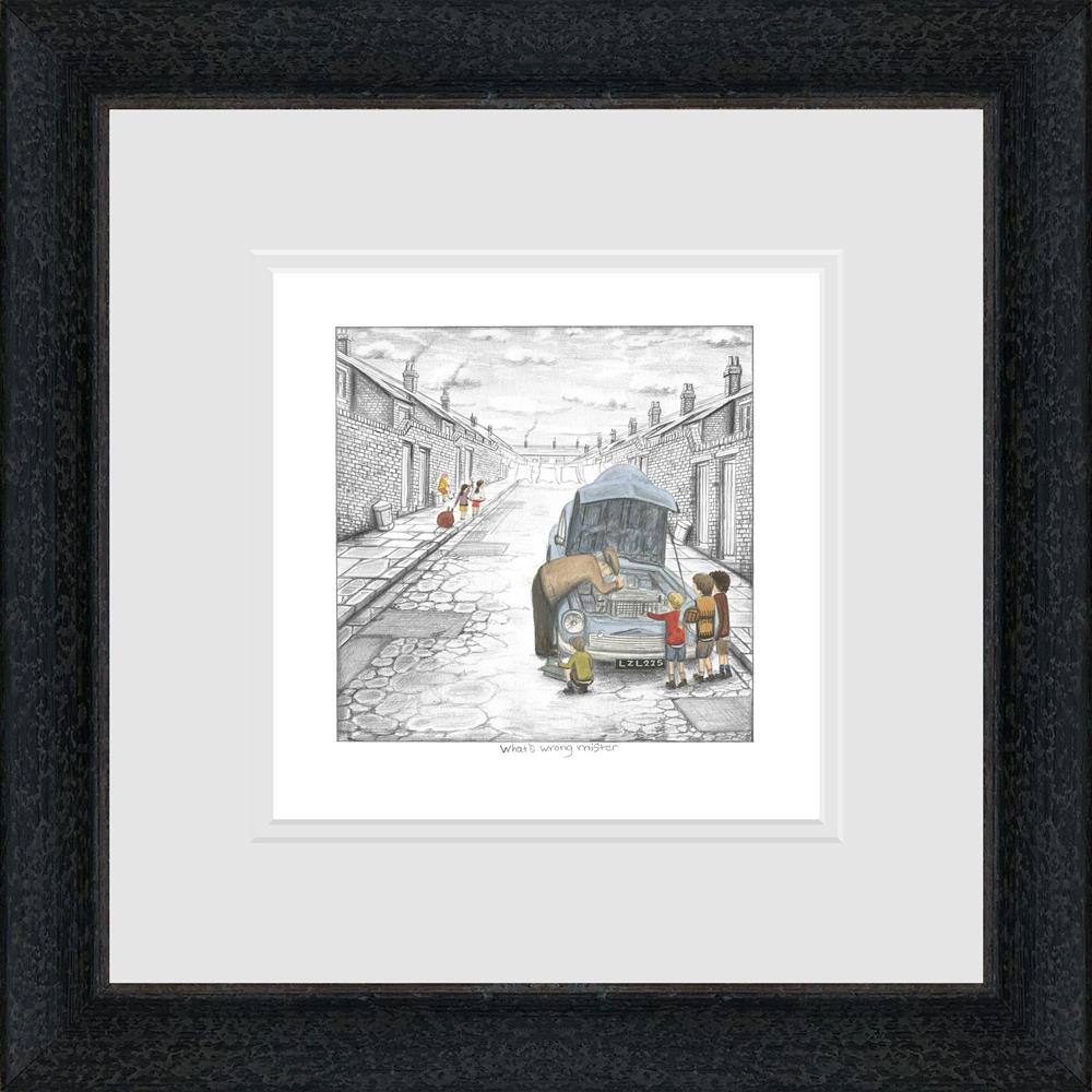 Leigh Lambert - 'What's Wrong Mister - Sketch'  - Framed Original Sketch