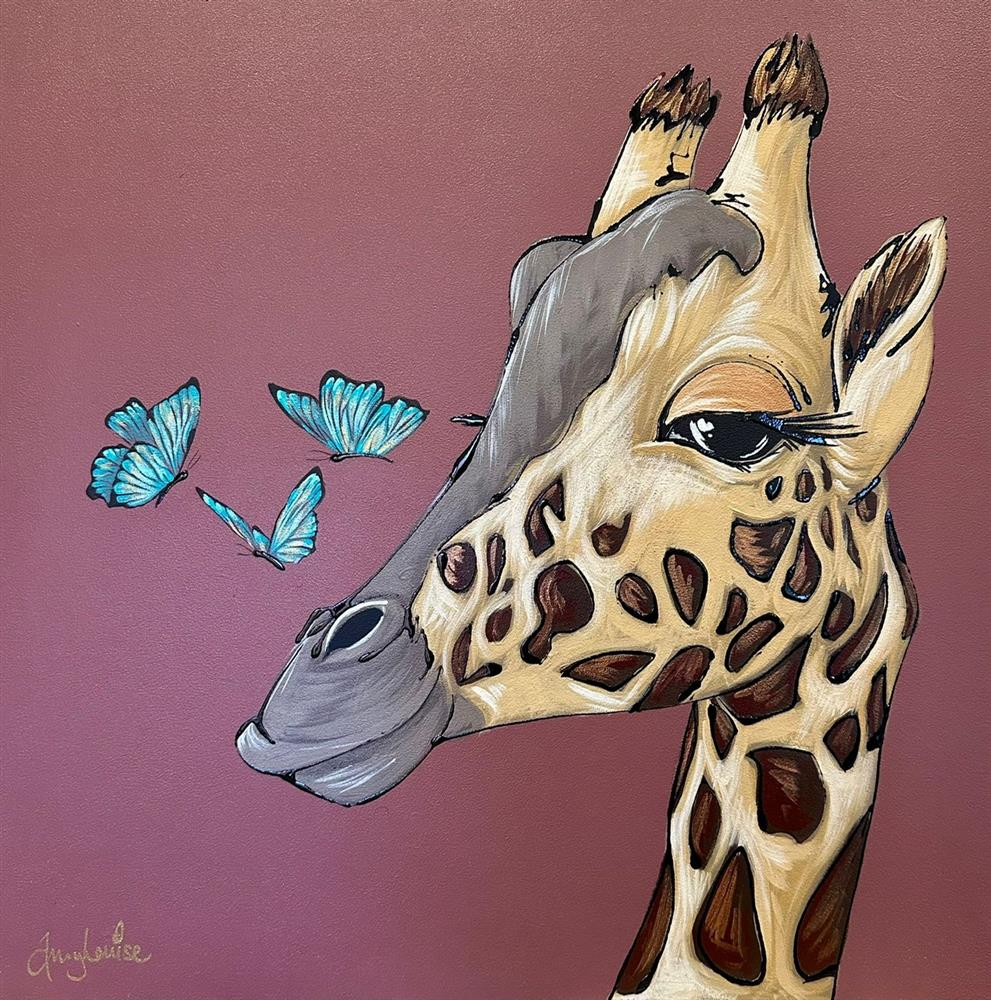 Amy Louise - 'When Butterflies Appear' - Framed Original Art