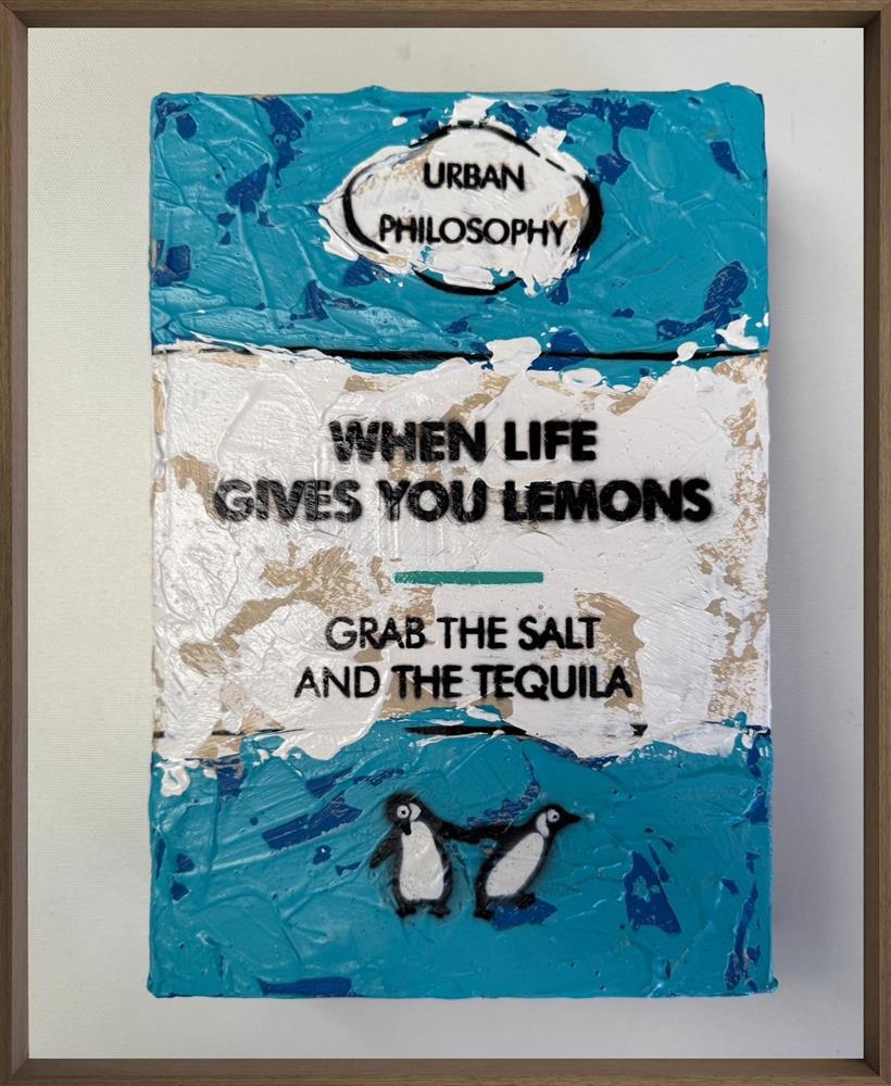 Hue Folk - 'When Life Gives You Lemons - Storybook' - Framed Original Artwork