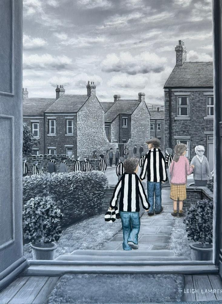 Leigh Lambert - 'When Saturday Comes'  - Framed Original Artwork