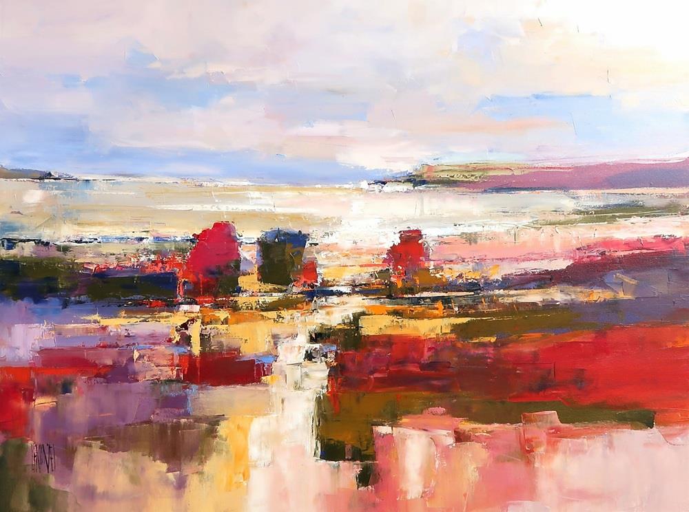 Hervé Lenouvel  'Where The Tide Goes Out' - Framed Original Artwork