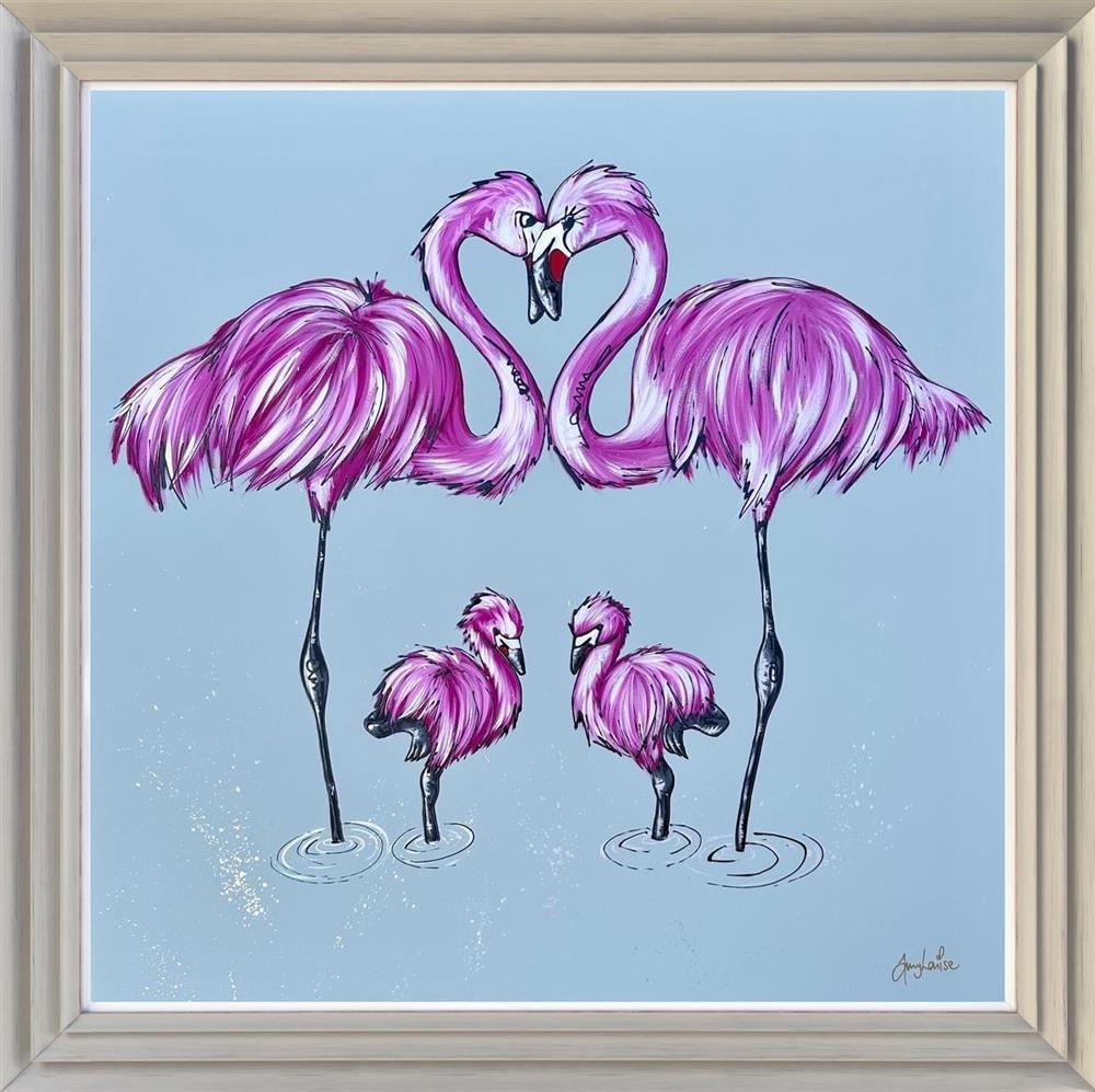 Amy Louise - 'When Three Became Four' - Framed Original Art