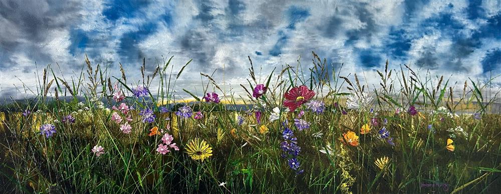 Kimberley Harris - 'When The Sky Turned To Song' - Framed Original Art