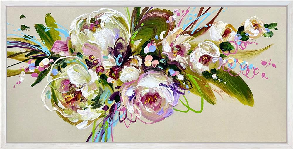 Anna Cher - 'Where Love Grows II' - Framed Original Artwork