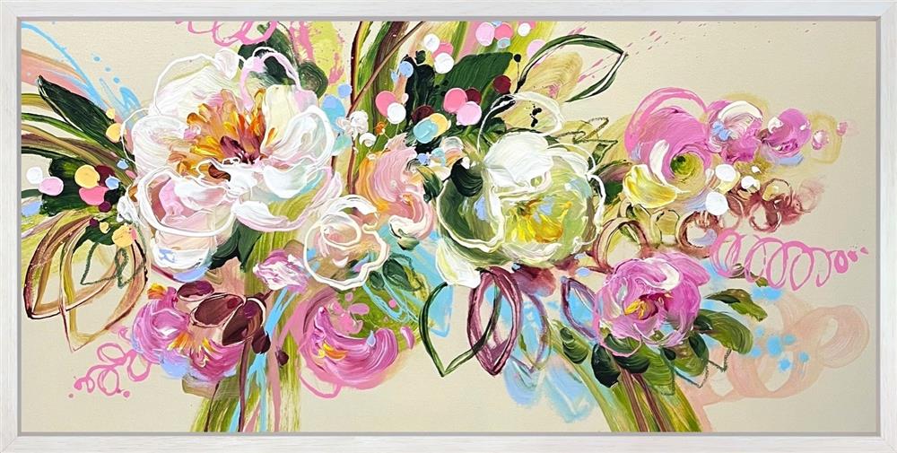 Anna Cher - 'Where Love Grows' - Framed Original Artwork