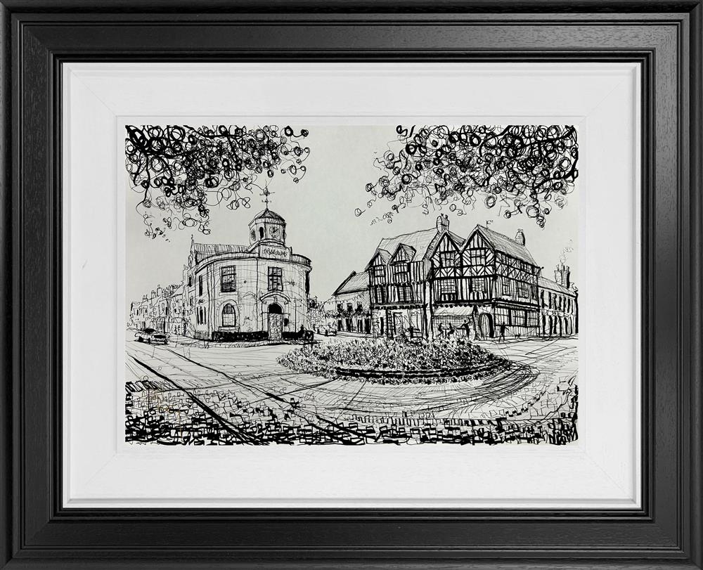 Nigel Cooke - 'Where Shakespeare Walked - Study' - Framed Original Artwork