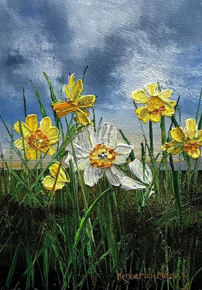 Kimberley Harris - 'Where The Daffodils Sing' - Framed Original Artwork
