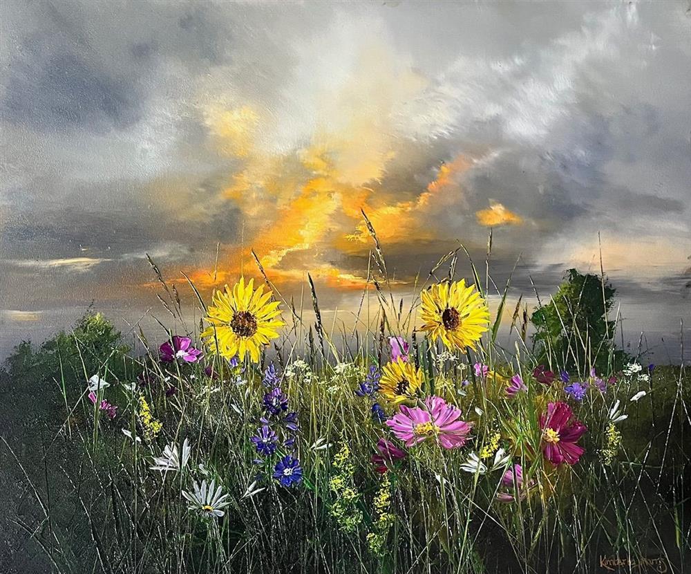 Kimberley Harris - 'Where The Day Stays Two Steps Ahead' - Framed Original Artwork