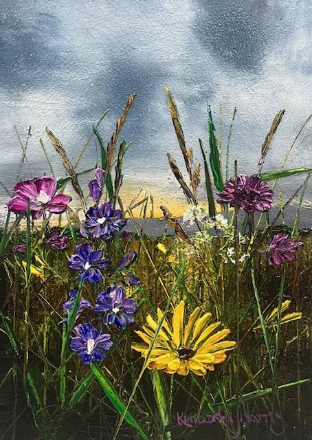 Kimberley Harris - 'Where The Heather Breathes' - Framed Original Artwork