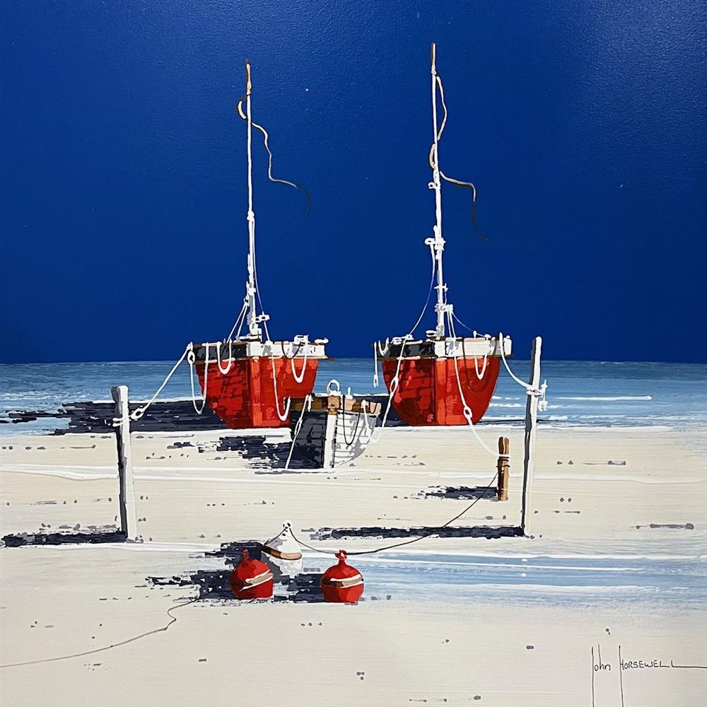 John Horsewell - 'Where The Ocean Breathes' - Framed Original Artwork