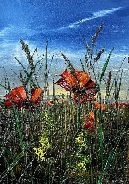 Kimberley Harris - 'Where The Sky Meets' - Framed Original Artwork