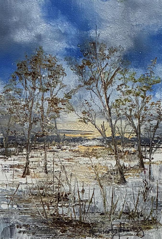 Kimberley Harris - 'Where The Trees Wait In Winter' - Framed Original Artwork