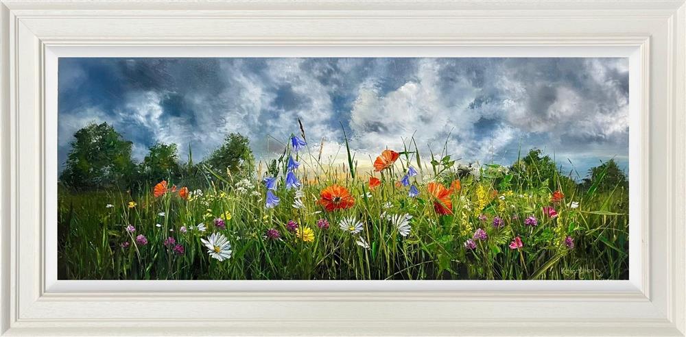 Kimberley Harris - 'Where Wild Flowers Dance' - Framed Original Artwork