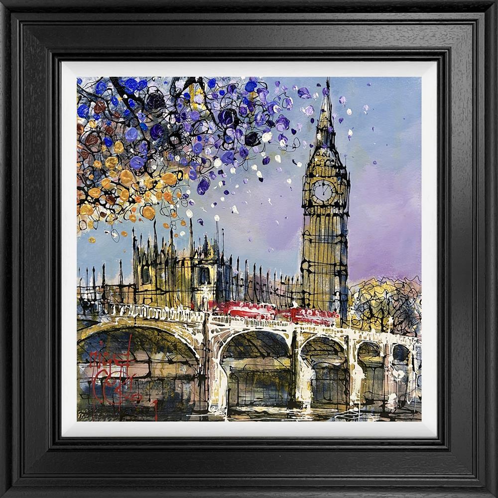 Nigel Cooke - 'Where The Thames Meets Time' - Framed Original Artwork