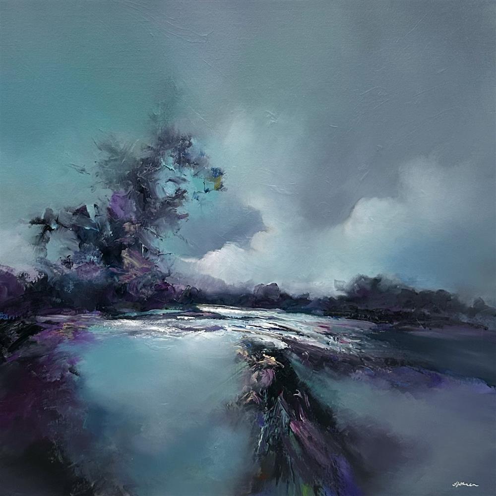 Alison Johnson - 'Whispering Pines' - Framed Original Artwork