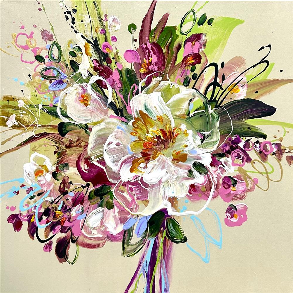 Anna Cher - 'Whispers Of The Soul' - Framed Original Artwork