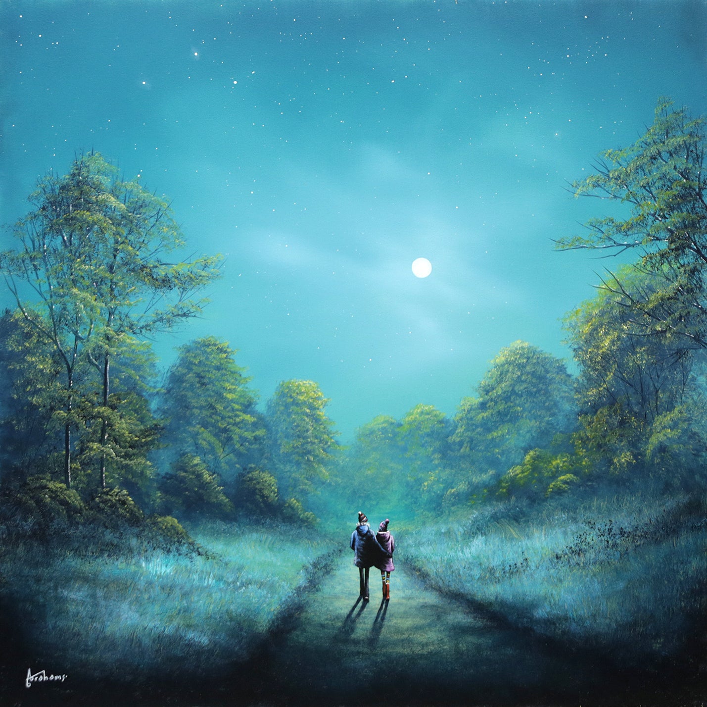 Danny Abrahams - 'Whispers And Wishes’  - Framed Original Art