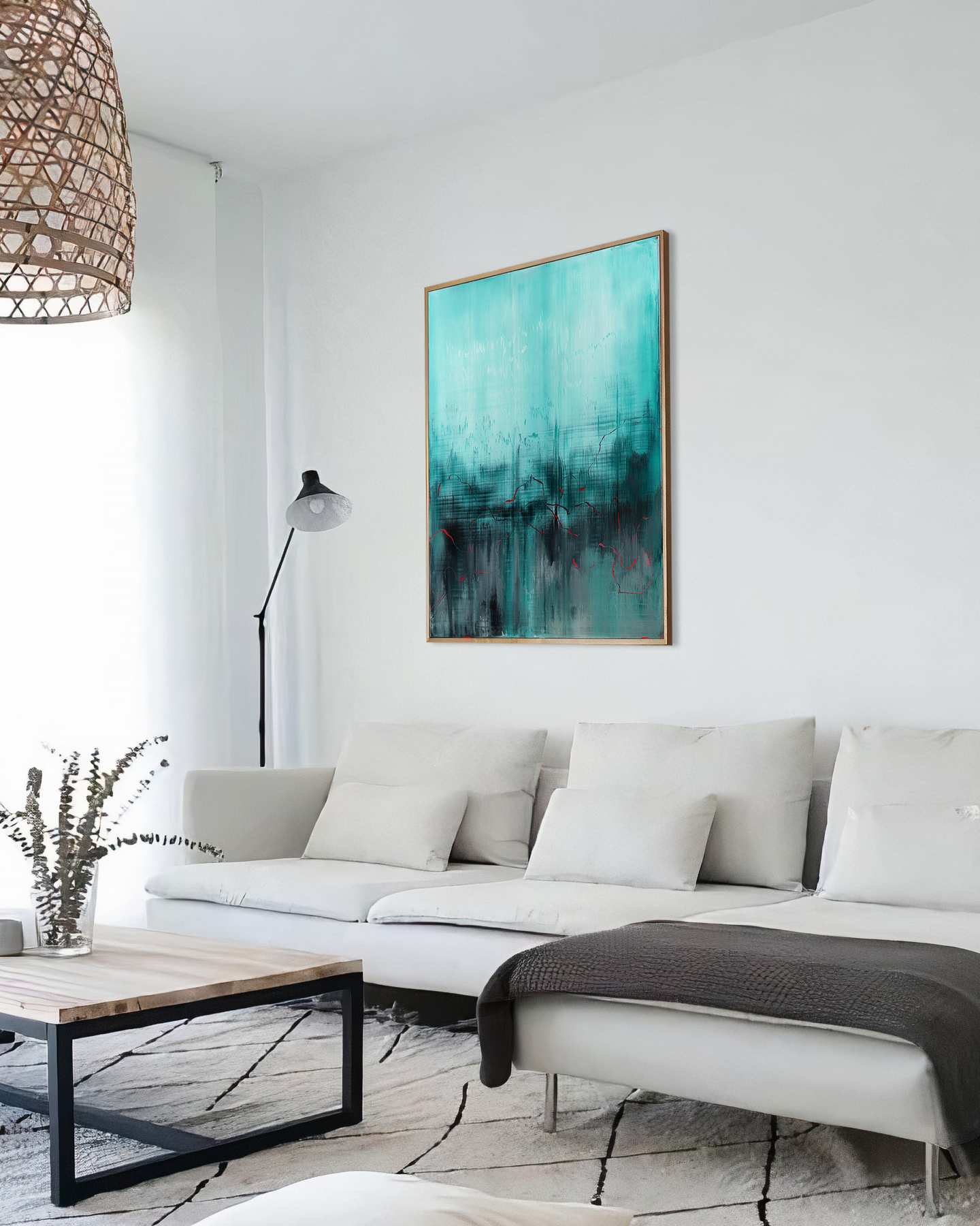 Nemanja Nikolic - 'Whispers In Ultramarine' - Original Abstract Artwork