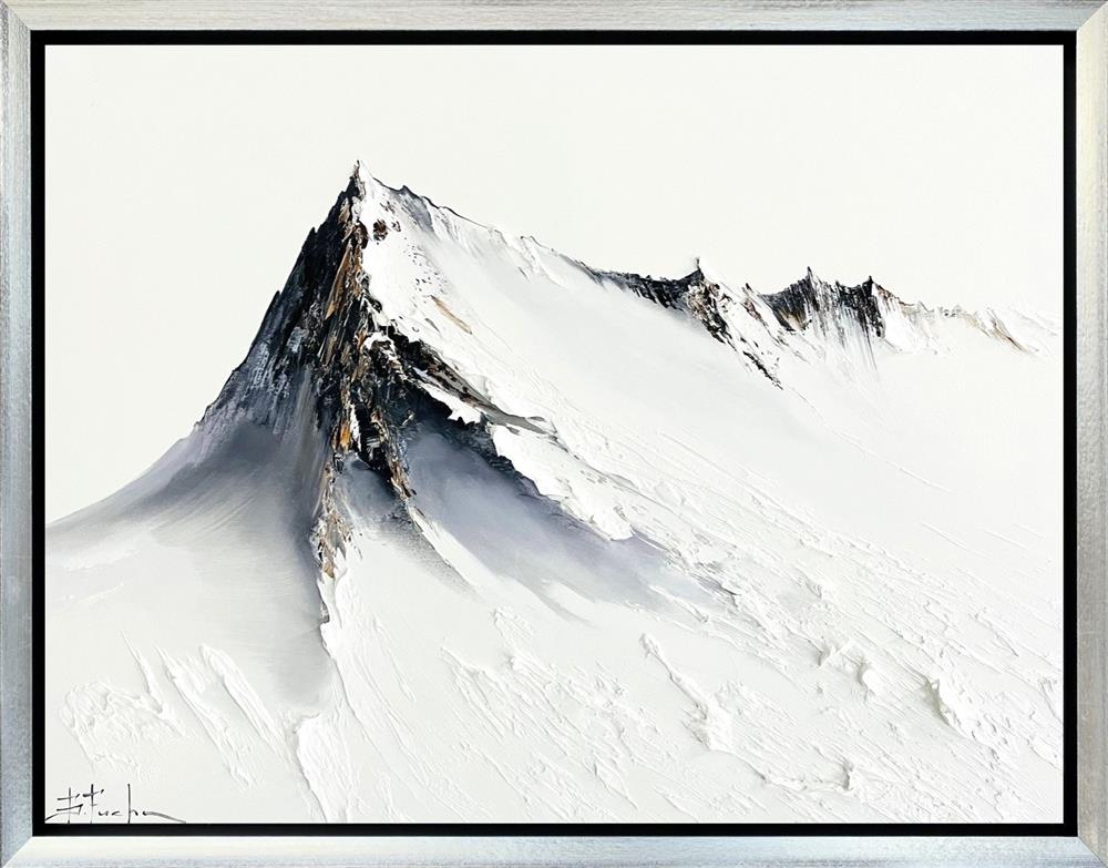 Bozhena Fuchs- 'White Dominion' - Framed Original Artwork