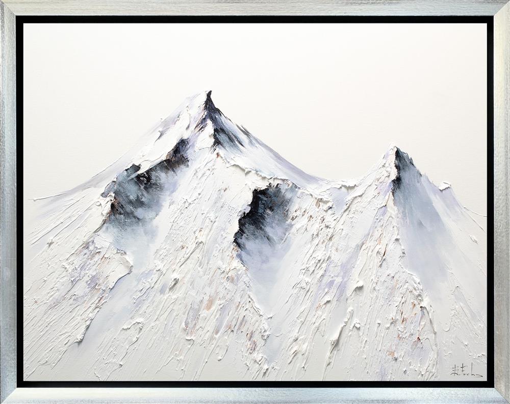 Bozhena Fuchs- 'White Infinity' - Framed Original Artwork