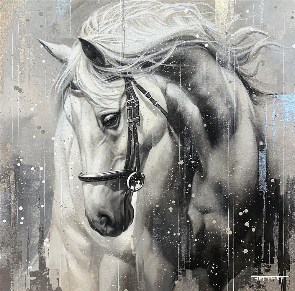 Ben Jeffery - 'White Knight' - Framed Original Artwork