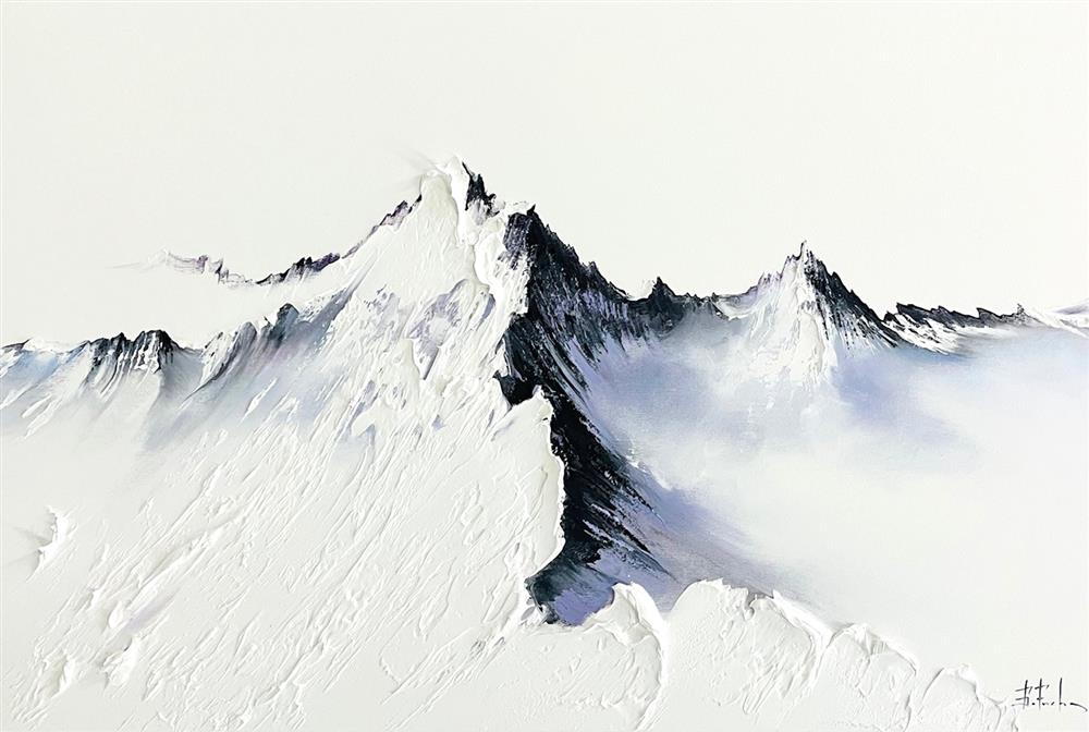 Bozhena Fuchs- 'Whiteness Without End' - Framed Original Artwork