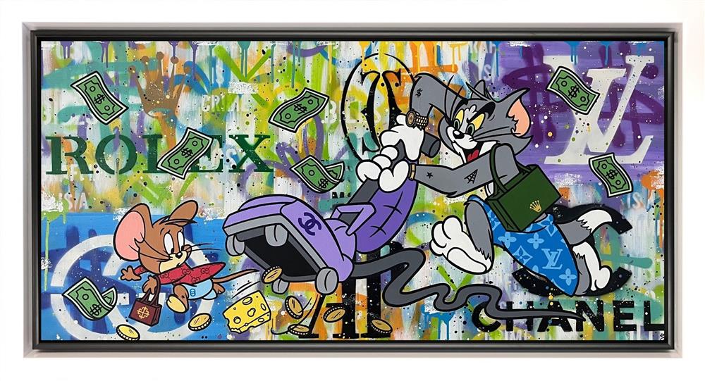 Emily Crook - 'Who's Got The Cheese' - Framed Original Artwork