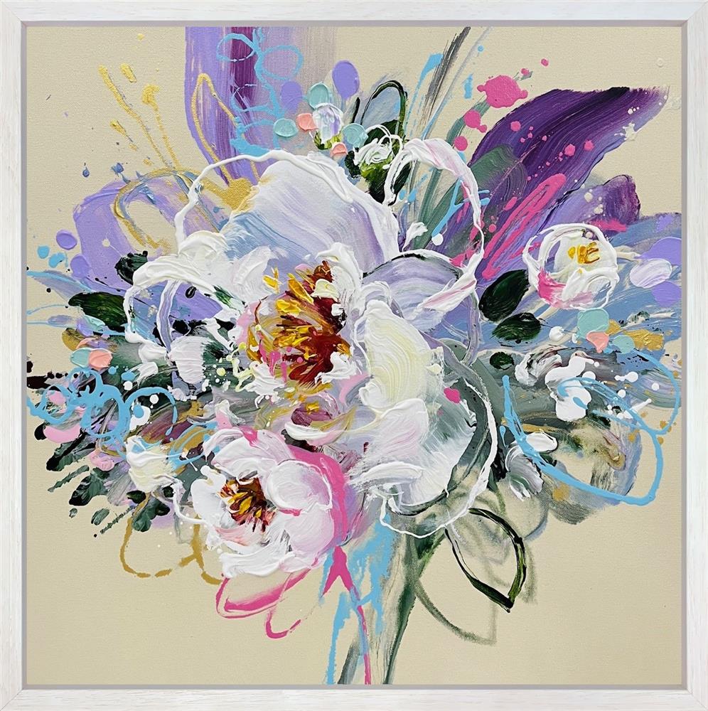 Anna Cher - 'Wildflower Dreams' - Framed Original Artwork